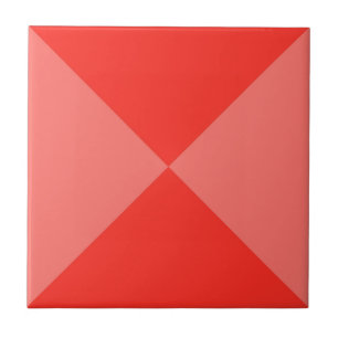 Carreau Motif triangle géométrique rouge Abstrait