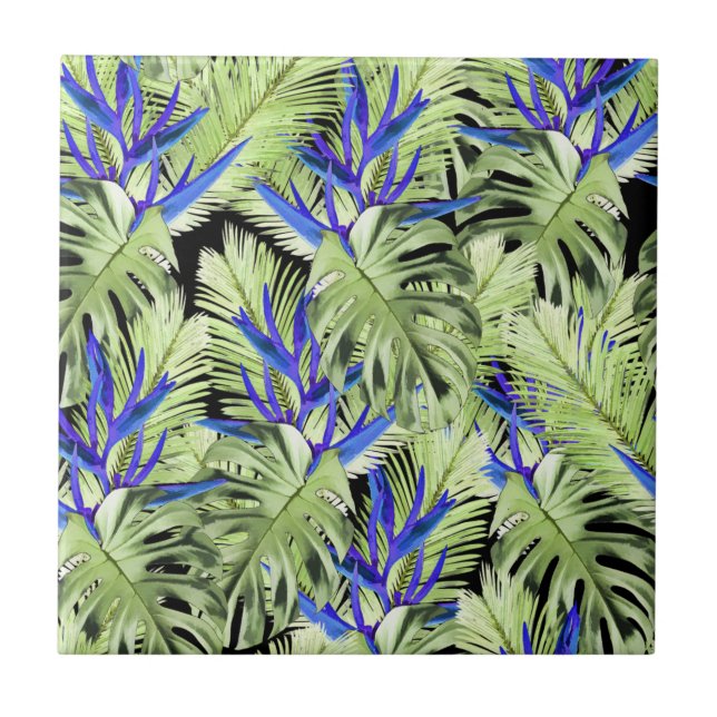 Carreau Motif tropical (Devant)