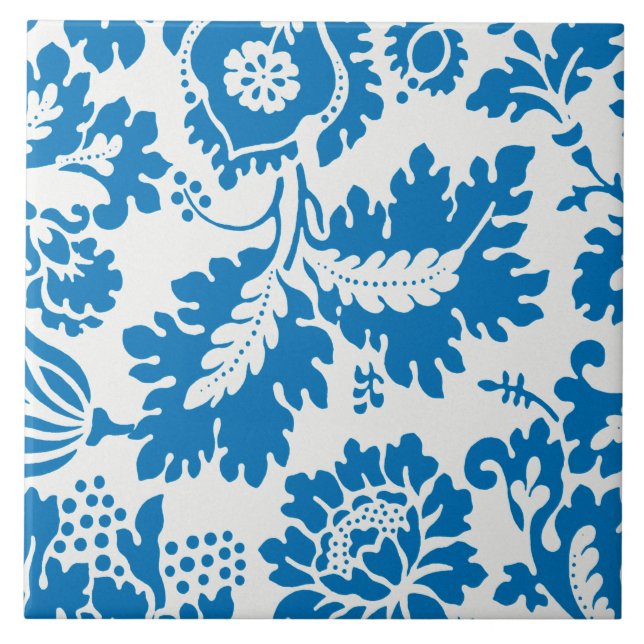 Carreau Motif vénitien (par William Morris) (Devant)