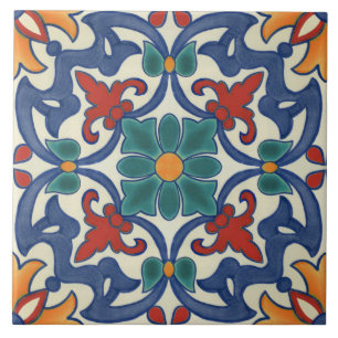 Carreau Motif vintage portugais Azulejos