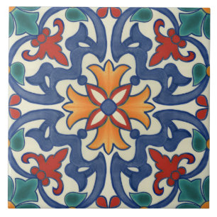 Carreau Motif vintage portugais Azulejos