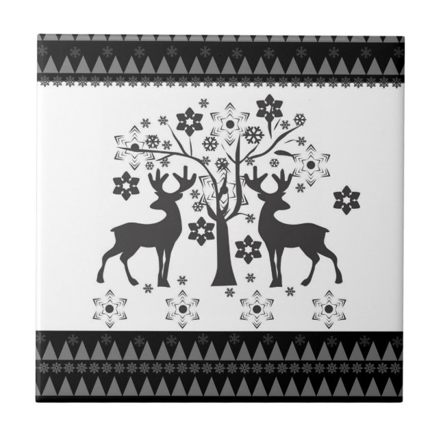 Carreau Motifs de Noël (Devant)