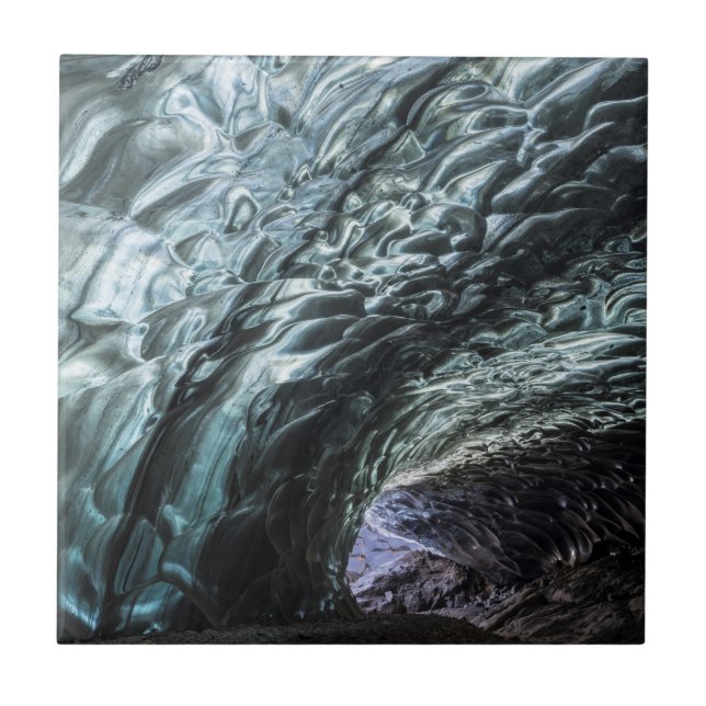 Carreau Motifs du mur de grotte de glace (Devant)