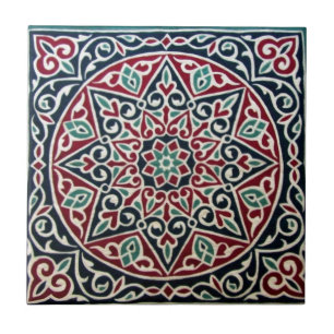 Carreau motifs islamiques 10 d'art