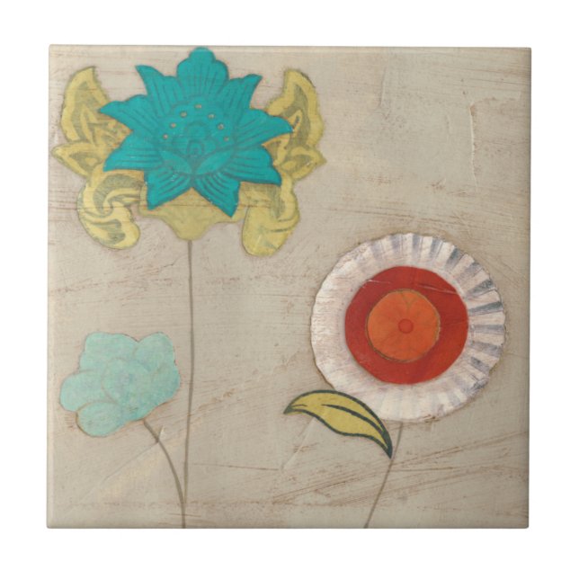 Carreau Motifs pétaux I (Devant)