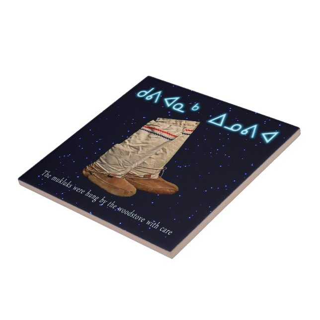 Carreau Mukluks de Noël (Côté)