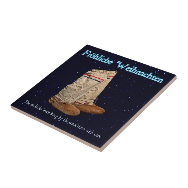 Carreau Mukluks de Noël (Côté)