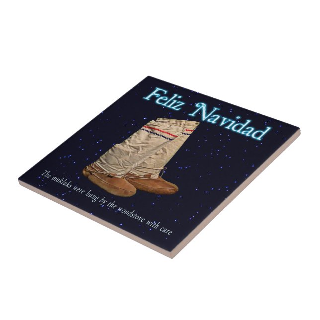 Carreau Mukluks de Noël (Côté)