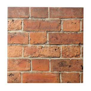 Carreau Mur de briques rouge