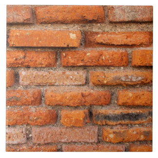 Carreau Mur de briques rouge