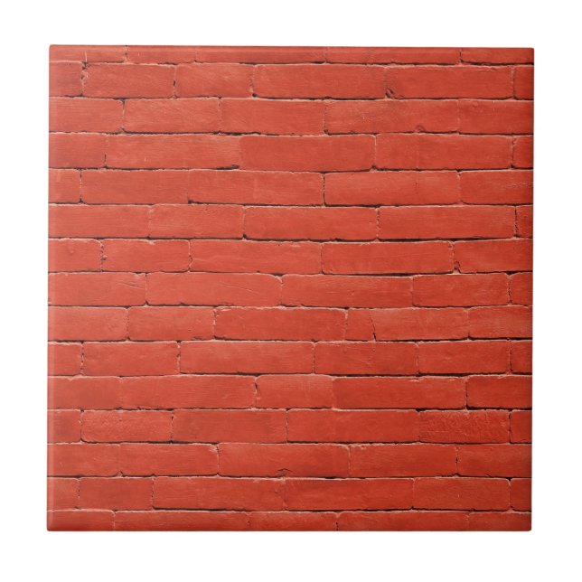Carreau Mur rouge orange (Devant)