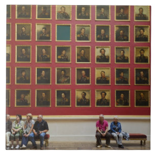 Carreau Musée de l'Ermitage, salle 197, galerie de guerre