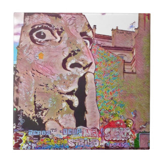 Carreau Musée de Pomipidou de graffiti de Paris