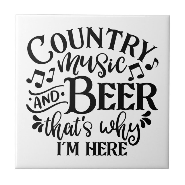 Carreau Musique De Pays Et Idées De Bière (Devant)