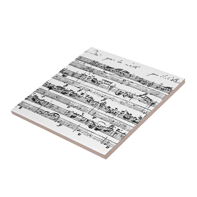 Carreau Musique par la tuile de Bach (Côté)