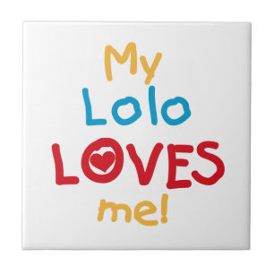 Carreau My Lolo Loves Me T-shirts et cadeaux