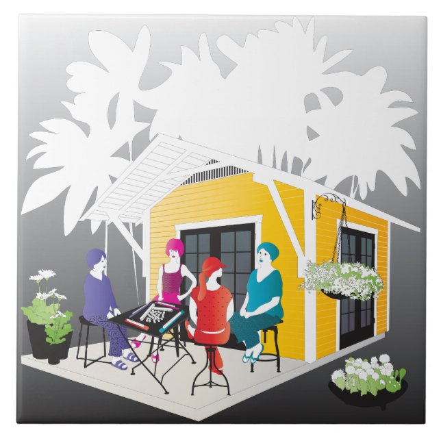 Carreau My Mah Jongg Cottage (Devant)