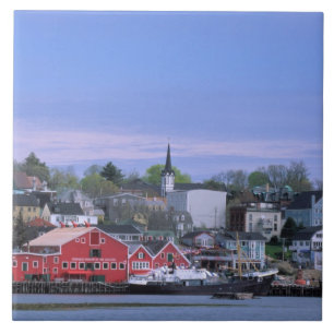 Carreau N.A. Canada, Nouvelle-Écosse. Une vue de Lunenburg