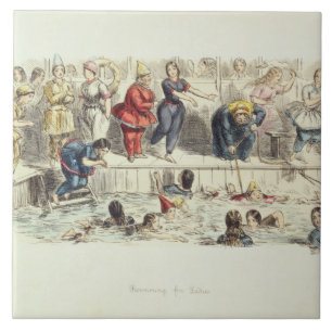 Carreau Nageant pour des dames, 1844 (litho)