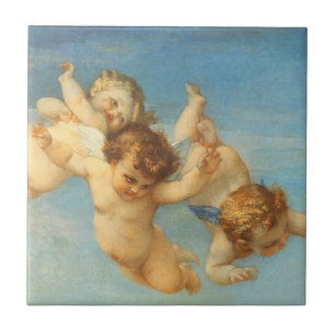 Carreau Naissance de Vénus, détails des anges par Alexandr