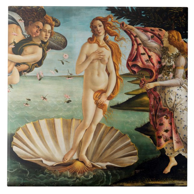 Carreau Naissance de Vénus, Sandro Botticelli (Devant)