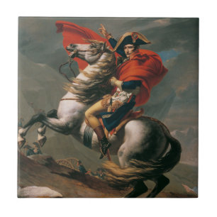 Carreau Napoléon à cheval, bataille du col Saint-Bernard