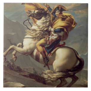 Carreau Napoléon vintage Traversant les Alpes