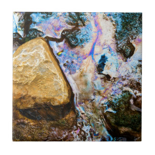 Carreau nature abstraite tuile en céramique d'eau douce
