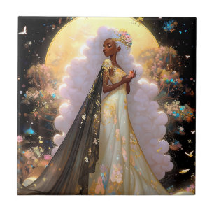 Carreau Nature Déesse Imaginaire afro-américain Art