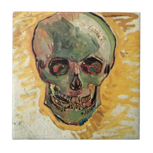 Carreau Nature morte Crâne par Vincent van Gogh