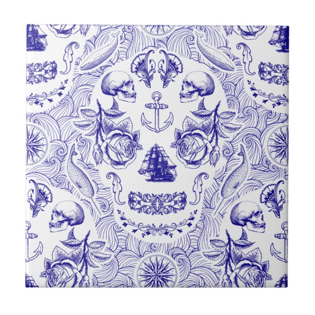 Carreau NautiSkull (Devant)