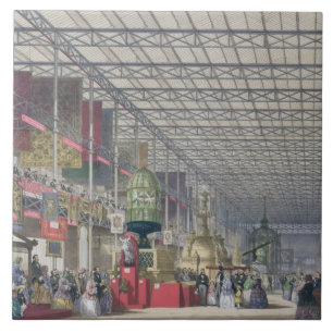 Carreau Nave britannique de la grande exposition, 1851 (Co