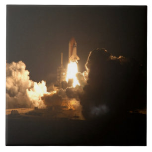 Carreau Navette spatiale Terre Orbitale Nuit Spacecraft Ca