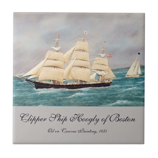 Carreau Navire à Clipper Bostonian (Devant)