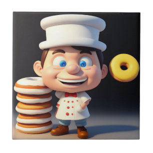 Carreau Ne Touchez Pas Mes Donuts, Carrelage En Céramique