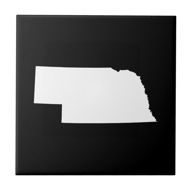 Carreau Nebraska en blanc (Devant)