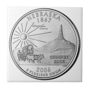 Carreau Nebraska State Quarter