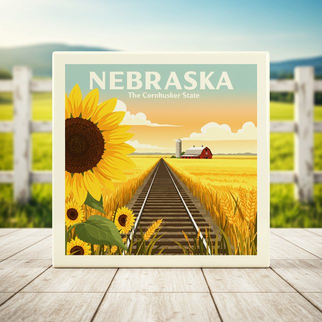 Carreau Nebraska vintage (Créateur téléchargé)