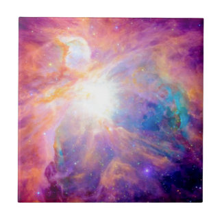 Carreau Nébuleuse d'Orion Coloré Rose Violet