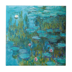 Carreau Nénuphars par Claude Monet