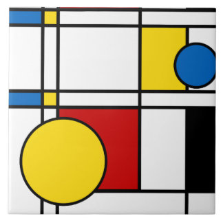 Carreau Néo-Plasticisme No 4 Carrelage d'art