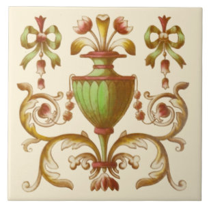Carreau Néoclassique victorien tardif c. Tuile de concept