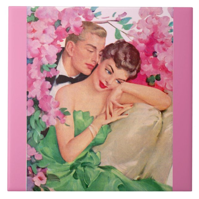 Carreau N'est-ce pas romantique ? (Devant)