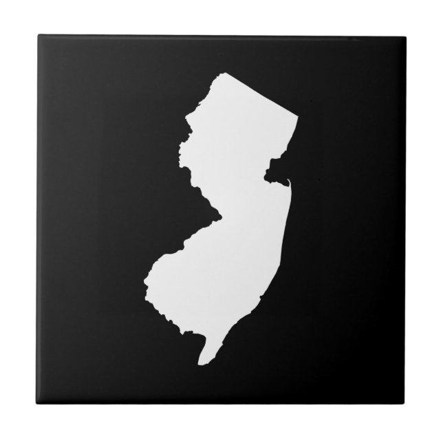 Carreau New Jersey en blanc et noir (Devant)