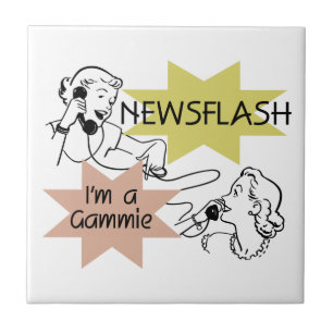 Carreau Newsflash Je suis un cadeau Gammie