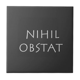 Carreau Nihil obstat