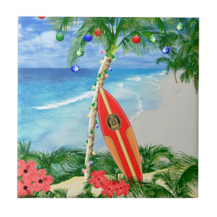 Carreau Noël de plage