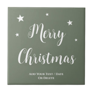 Carreau Noël gris vert Muet couleur tendance
