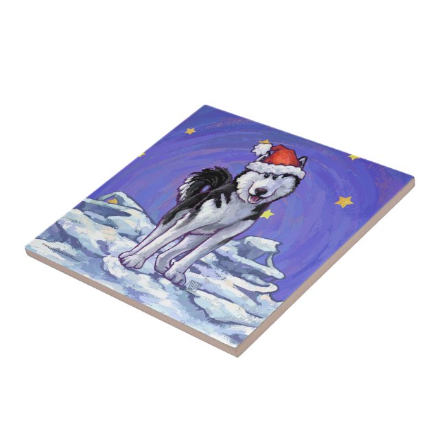Carreau Noël Husky (Côté)
