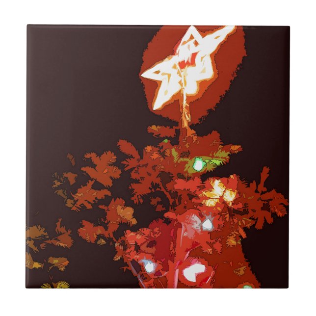 Carreau Noël peint (Devant)